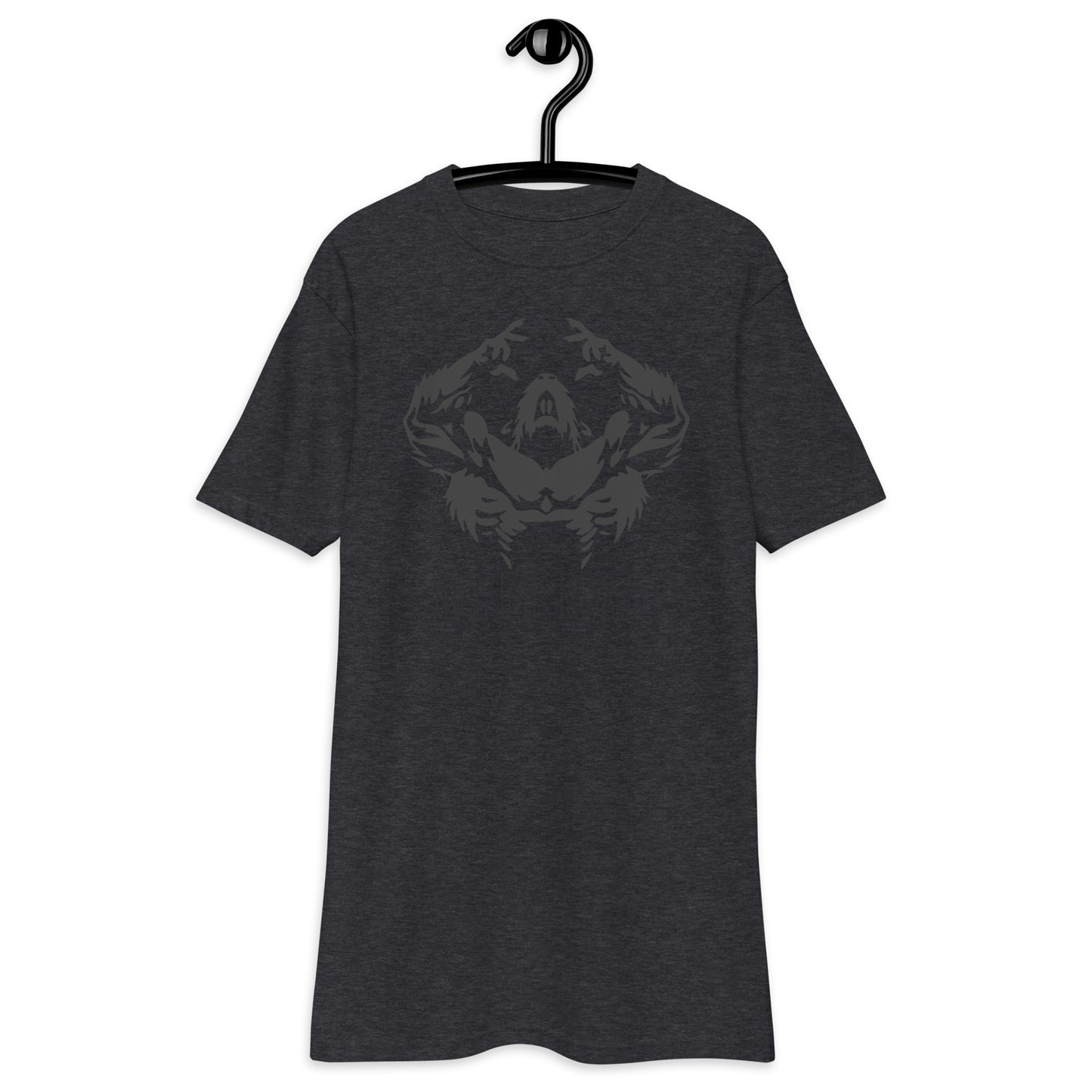 Gym Rat Premium Heavyweight Tee "Pump Cover" (Black Design)