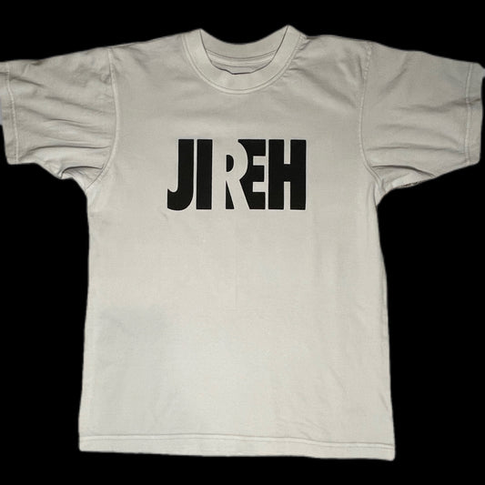 Jireh Puff Print HEAVYWEIGHT OVERSIZED Cement Pigment Dyed T-Shirt