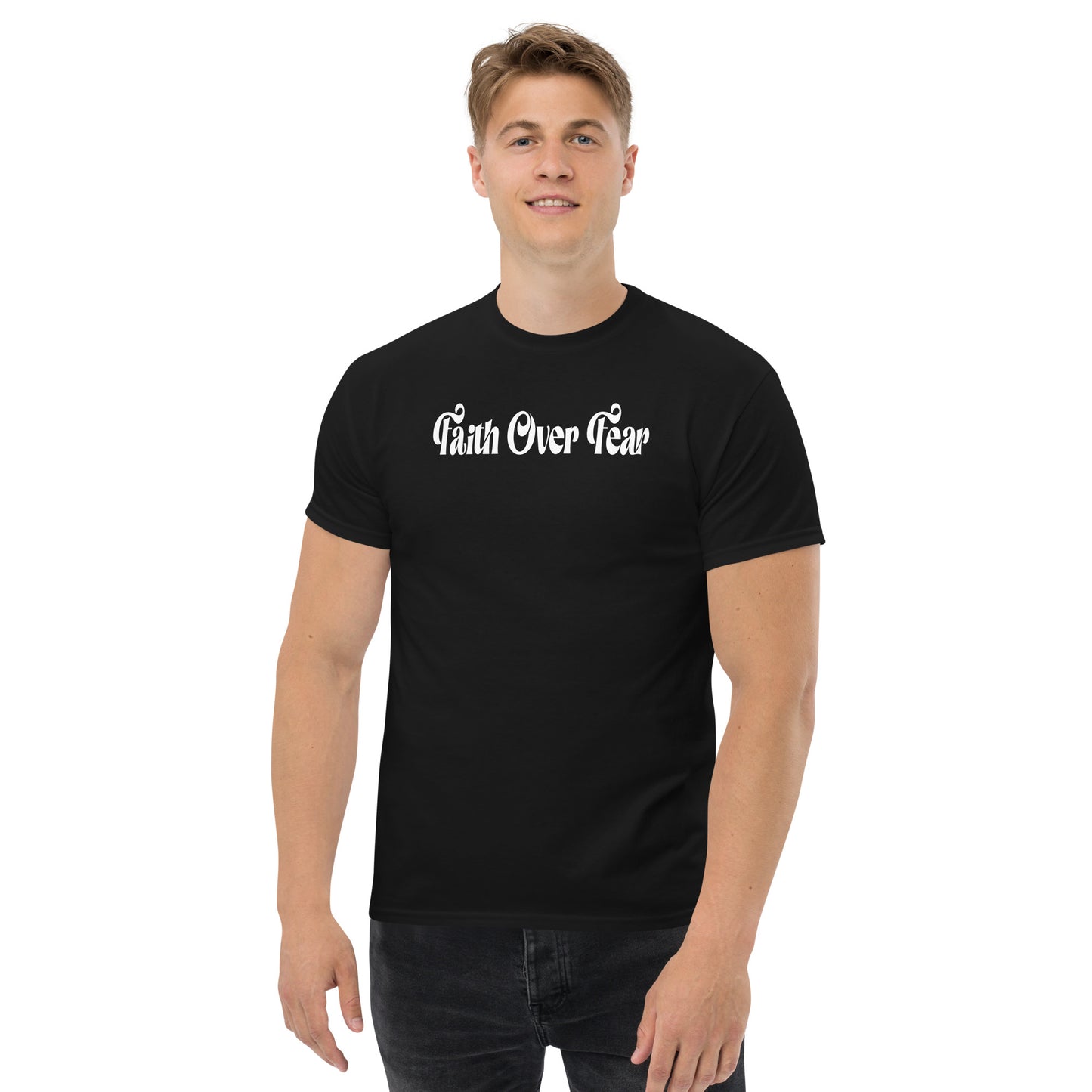 Faith Over Fear Cotton T-Shirt