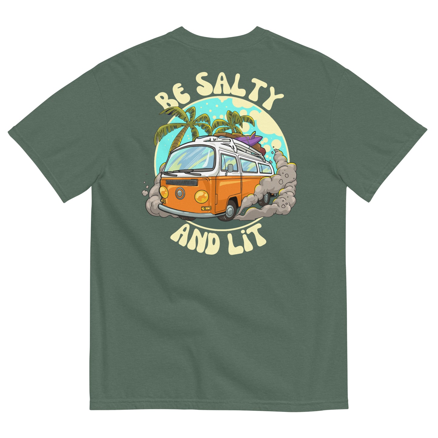 Be Salty And Lit Matthew 5 Unisex Garment-Dyed Heavyweight T-shirt