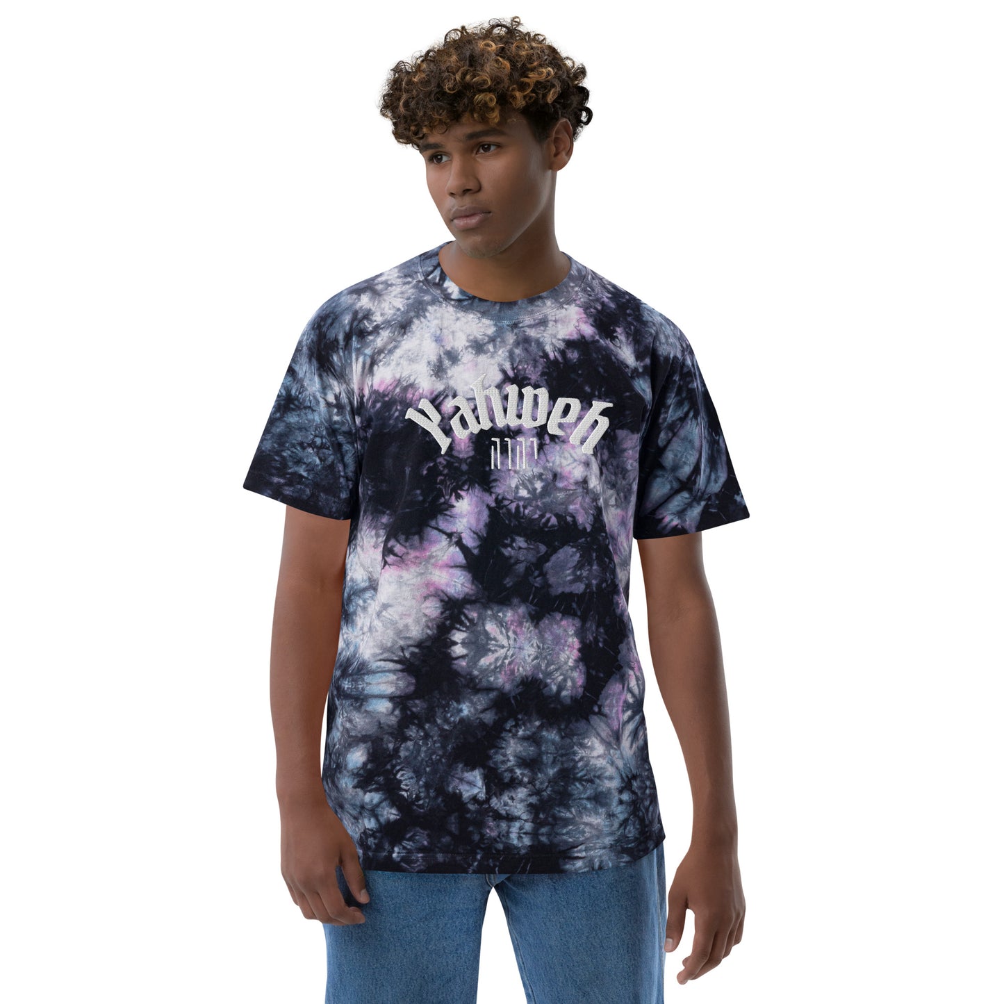 Oversized Yaw-Weh Tie-Dye T-Shirt