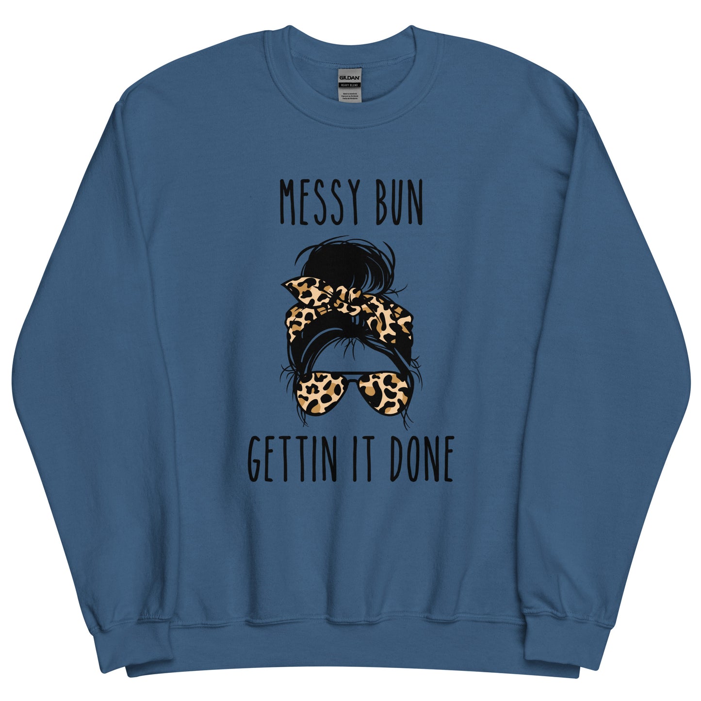 Mom Life Cheetah Print Sweatshirt